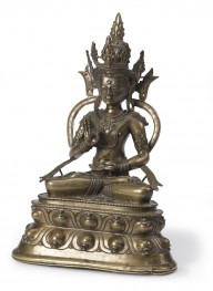 Tibet-Sitzender Buddha. 17th century.