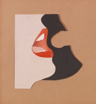 Tom Wesselmann-Untitled (Study for Face #1). 1967.