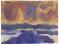 Emil Nolde-Meer mit Wolkenhimmel.  Um 1930 1935.