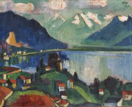 Hermann Max Pechstein-Am Genfer See. 1925.