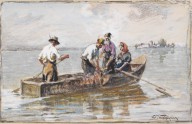 Joseph Wopfner-Chiemseefischer.  Um 1890.