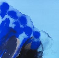 Otto Piene-Hawaii sky blue. 1974.