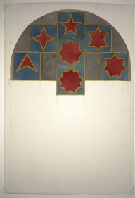 Sol LeWitt-Study for Stars with three-  four-  five-  six-  seven-  eight- and nine points  drawn wi