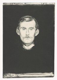 Edvard Munch-Selvportrett (Self-Portrait)  1895