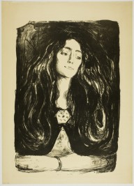 Edvard Munch-Brosjen. Eva Mudocci (The Brooch  Eva Mudocci)  1915