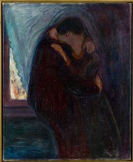 Edvard Munch-Kyss (Kiss)  1897