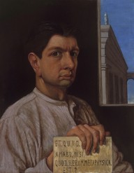 Giorgio de Chirico-Self-portrait  1920