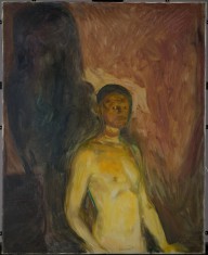 Edvard Munch-Selvportrett i helvete (Self-Portrait in Hell)  1903
