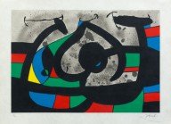 Joan Miró-Untitled (pl. 11 from Le Lezard Aux Plumes d'Or)  1971