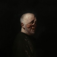 Ken Currie-Self Portrait After Henry Tonks 2  2013