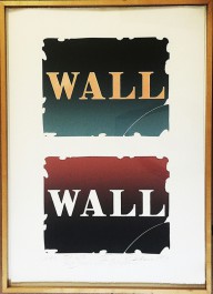 Robert Indiana-WALL TO WALL FROM WALL  TWO STONE SUITE IV   WITH TWO ORIGINAL INK DRAWINGS VERSO  19
