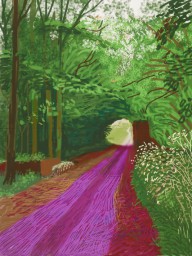 David Hockney-The arrival of spring in Woldgate  East Yorkshire in 2011 (twenty eleven)– 31 May  No.