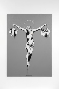 Banksy-Christ with Shopping Bags  2004