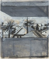 Richard Diebenkorn-Untitled (View from Studio  Ocean Park)  1969