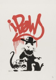 Banksy-Gangsta Rat  2004