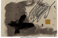 Antoni Tàpies-Untitled from Portfolio 12th Anniversary of Galeria Joan Prats  1988