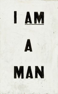 Glenn Ligon-Untitled (I Am a Man)  1988
