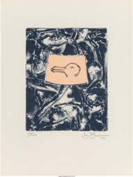 Jasper Johns-Untitled  from the Harvey Gantt Portfolio  1990
