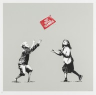 Banksy-No Ball Games (Grey)  2009