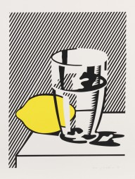 Roy Lichtenstein-Untitled (Still Life with Lemon and Glass). 1974.