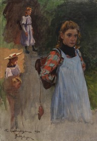 Friedrich Kallmorgen-Kinderstudie. 1906.