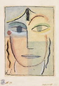 Alexej von Jawlensky-Weiblicher Kopf. 1920-1923.