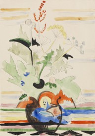 Ernst Ludwig Kirchner-Stillleben mit Wiesenblumen. Um 192930.