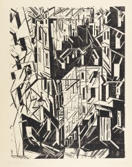 Lyonel Feininger-Stra�e in Paris. 1918.