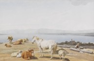 Wilhelm von Kobell-Am Ufer des Starnberger Sees. 1813.