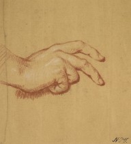125254------A Right Hand, with First and Second Fingers Extended_Allan Ramsay