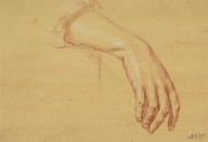 125255------A Female Right Hand, Hanging Down_Allan Ramsay