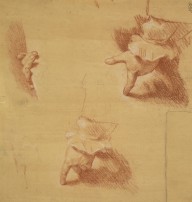 125369------Two Studies of a Left Hand Pointing, a Right Hand Clasping the Top of a Board_Allan Rams