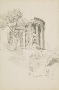 125383------The Temple of the Sibyl at Tivoli_Allan Ramsay