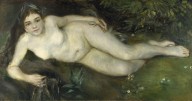 Pierre-Auguste Renoir，A Nymph by a Stream
