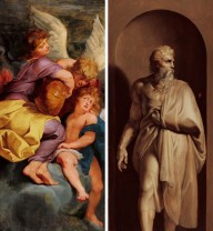 鲁本斯 三个音乐天使和龛中的圣约阿希姆